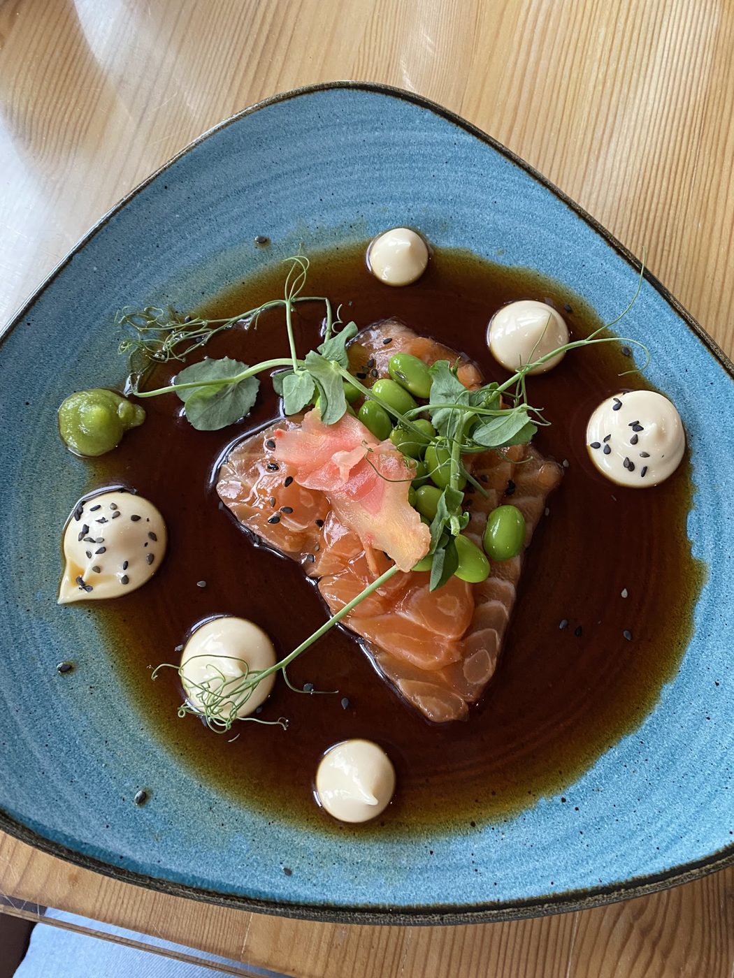 A cured salmon starter